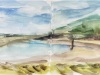 Plein-air-aquarel-Nollestrand-mei-2024